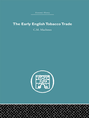 cover image of The Early English Tobacco Trade